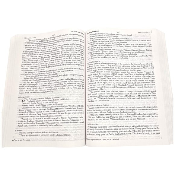 The Daily Life Bible LARGE PRINT EDITION Easy To Read Common English Bible - Picture 12 of 16